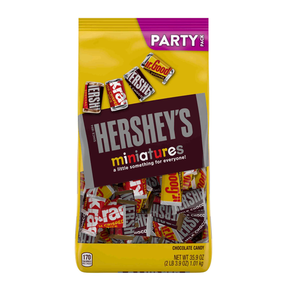 Hersheys Miniatures Chocolate Candy Assortment, 35.9 Oz