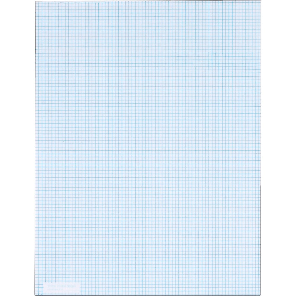 TOPS Graph Pad - 50 Sheets - Both Side Ruling Surface - 20 lb Basis Weight - Letter - 8 1/2in x 11in - White Paper - 1 / Pad