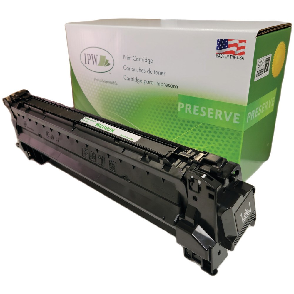 IPW Preserve Remanufactured Black High Yield Toner Cartridge Replacement For HP W2000X, W2000XR-ODP