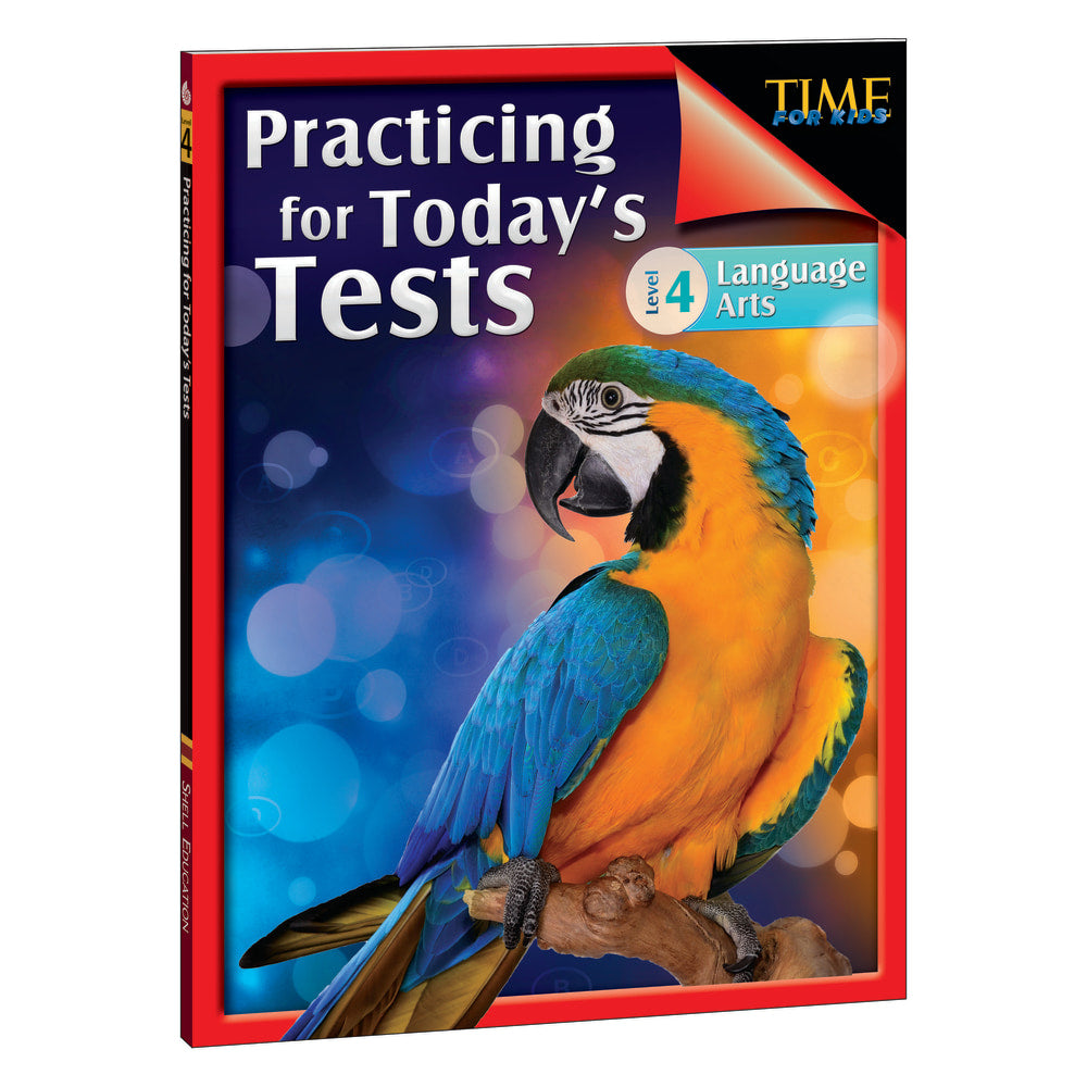 Shell Education TIME For Kids: Practicing For Todays Tests Language Arts, Level 4, Grade 4