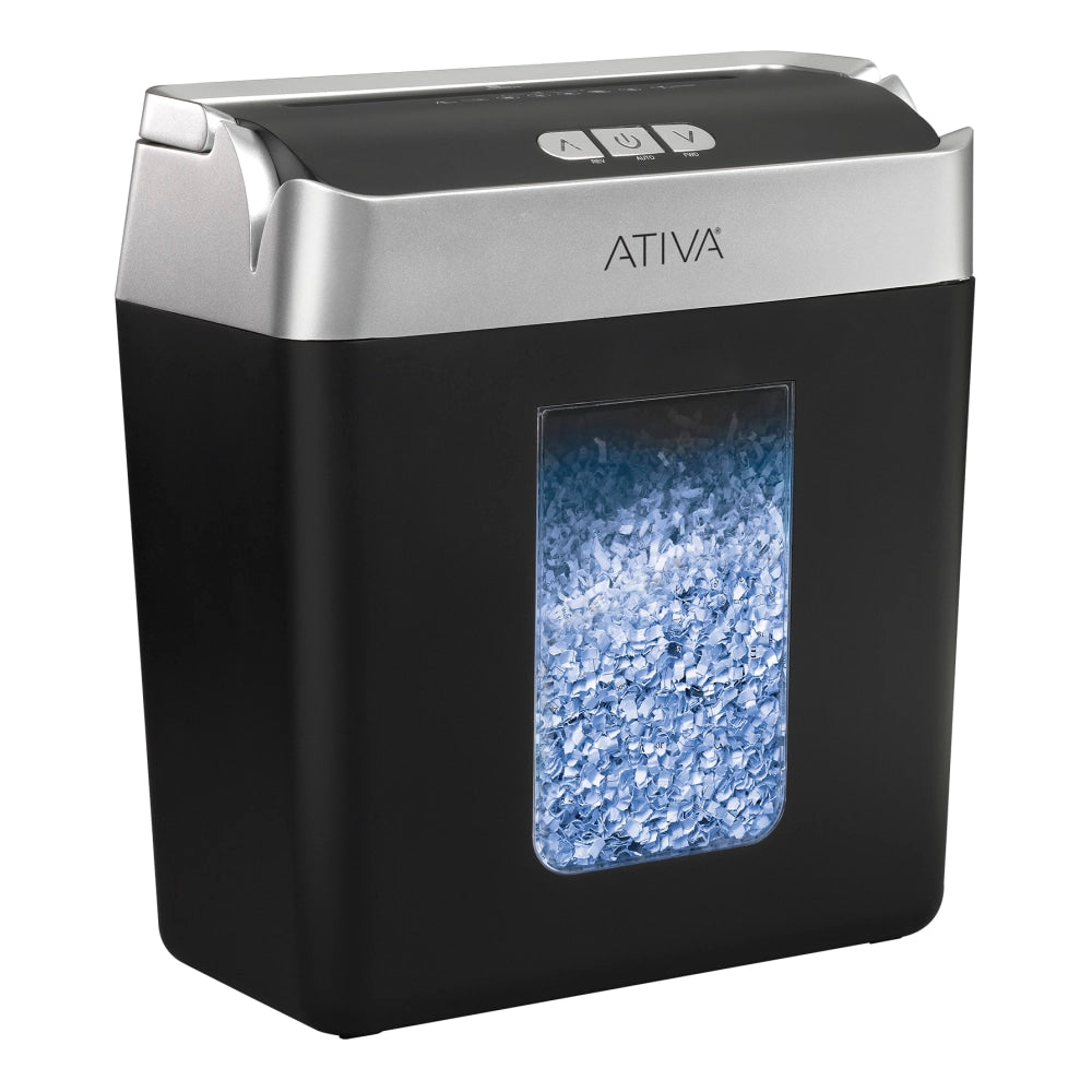 Ativa 8-Sheet Micro-Cut Lift-Off Shredder With Handle, OMM83B