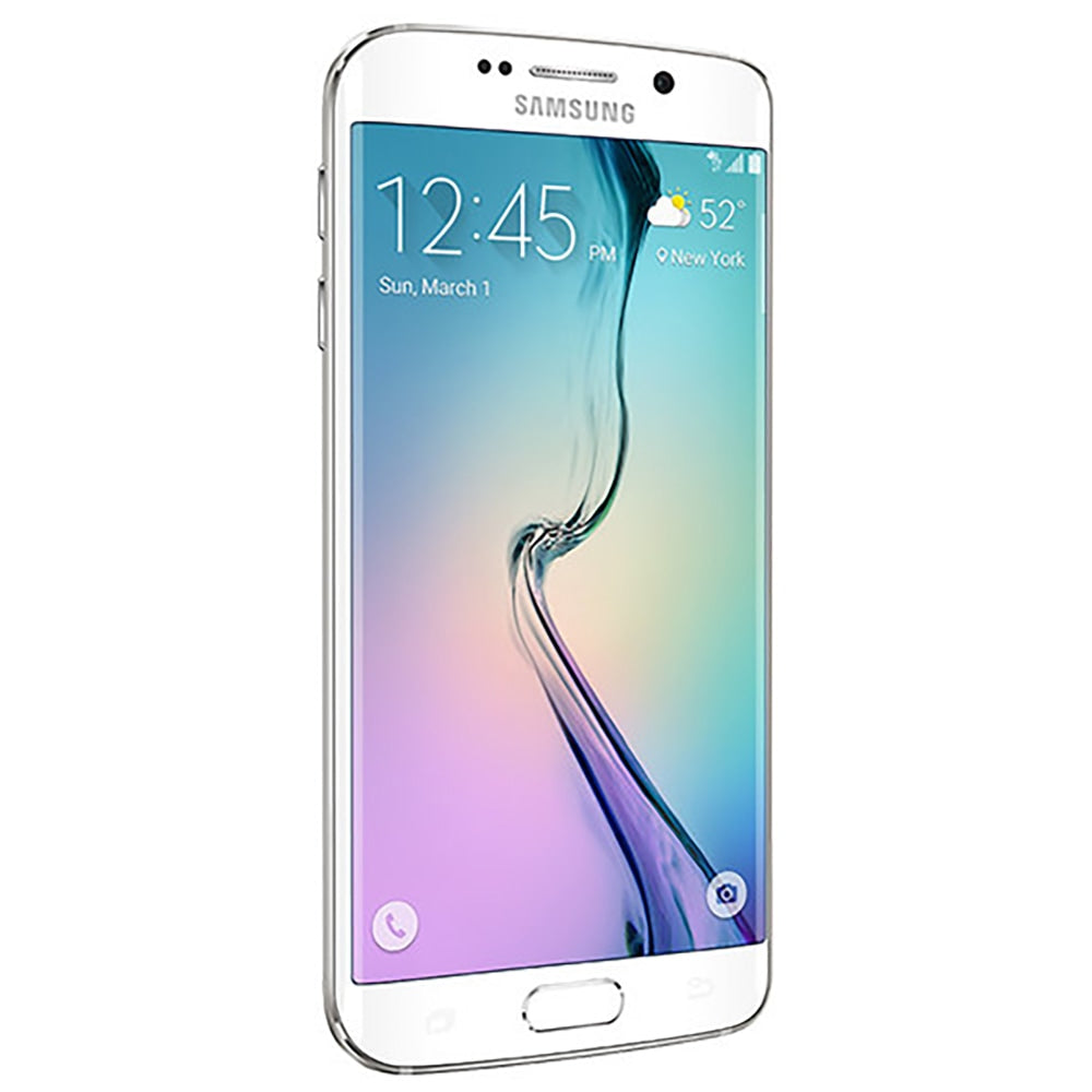 Samsung Galaxy S6 Edge G925T Cell Phone, White Pearl, PSN101059