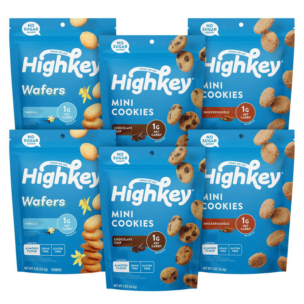 High Key Variety Pack Cookies, 2 Oz, Pack Of 6 Bags