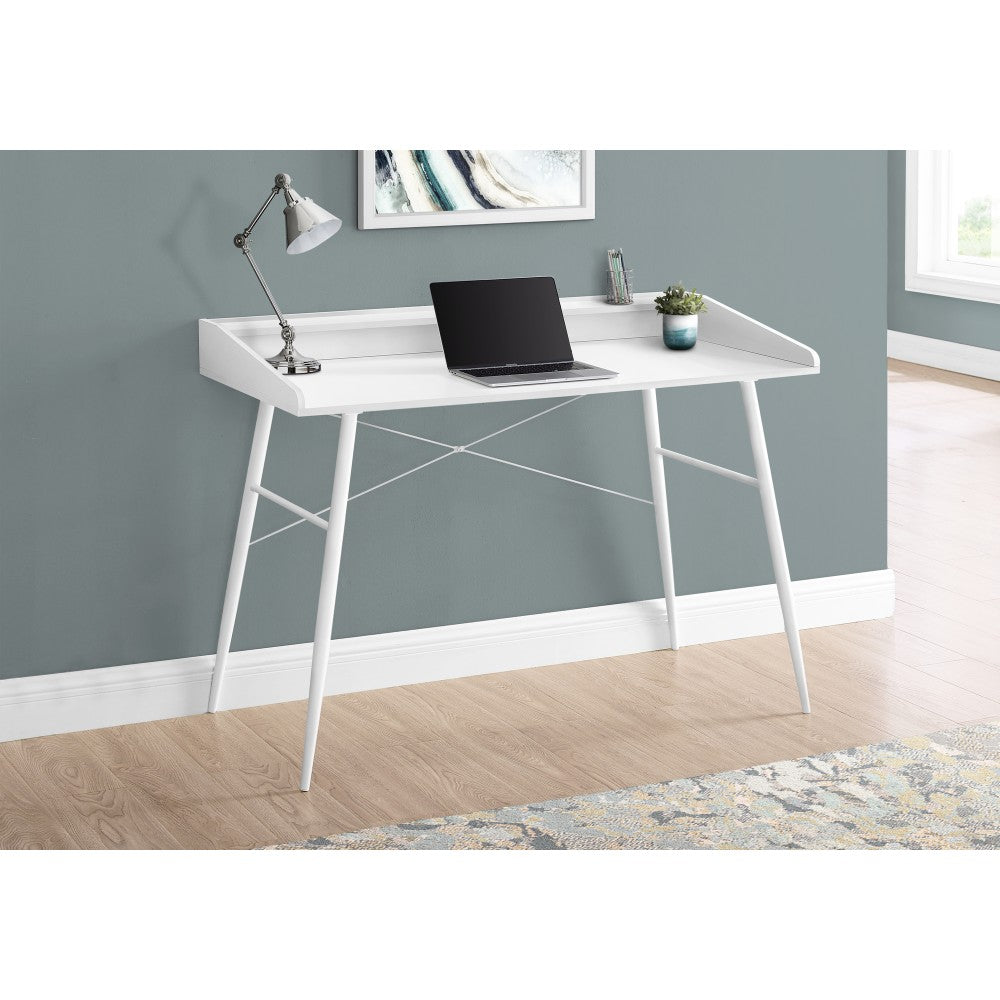 Monarch Specialties Len 48inW Computer Desk, White