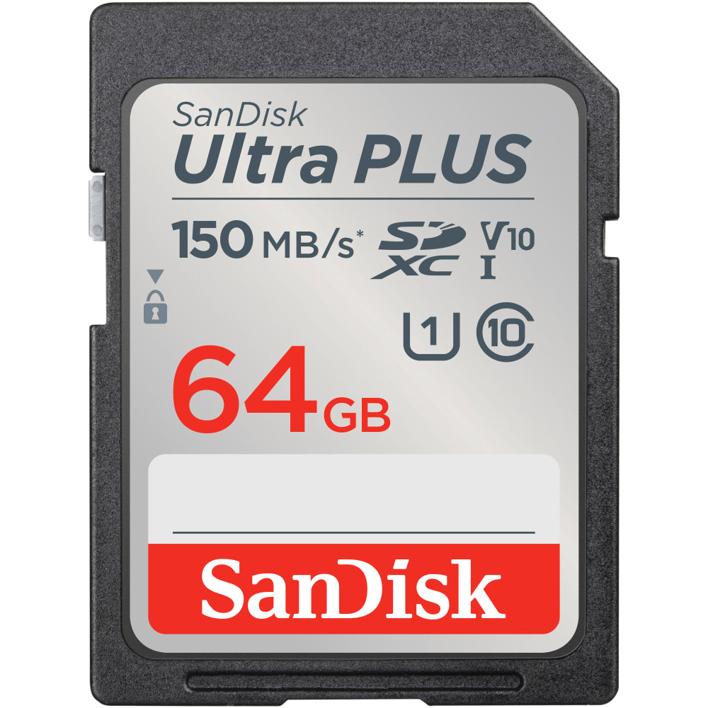 SanDisk Ultra PLUS SDXC UHS-I card, 128GB