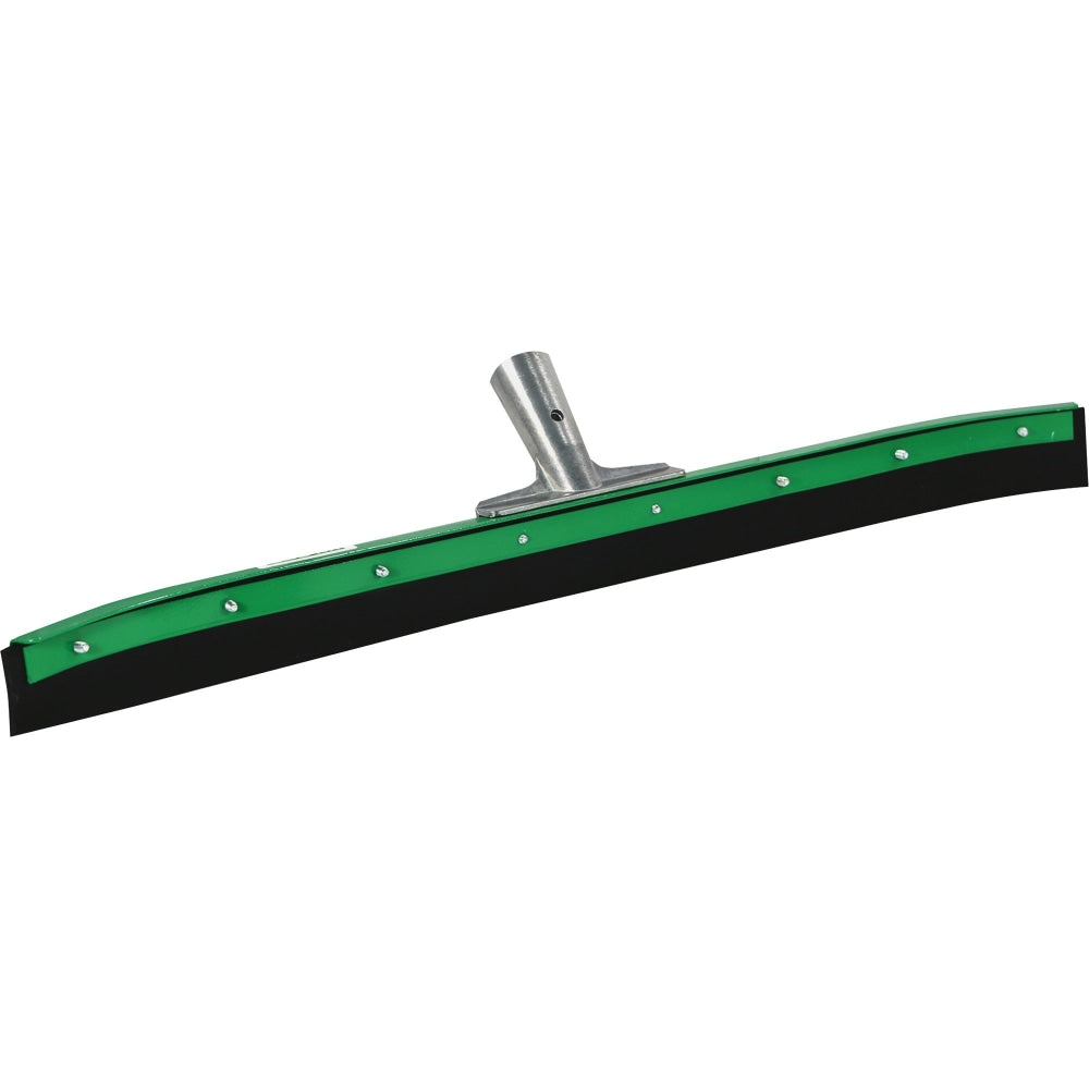 Unger AquaDozer 36in Heavy Duty Curved Floor Squeegee - 36in Rubber Blade - Heavy Duty, Durable, Sturdy - Black, Green