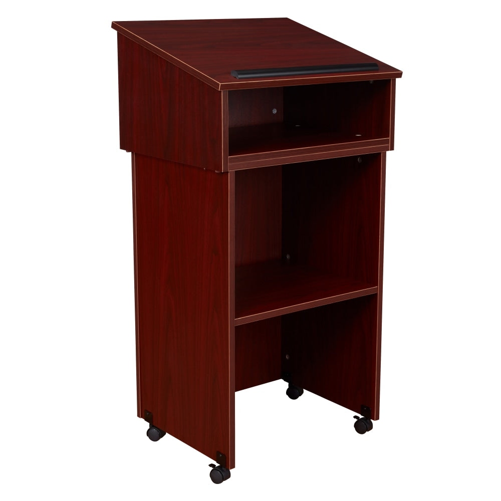 Oklahoma Sound? Table Top/Full Floor Lectern Combo, Mahogany