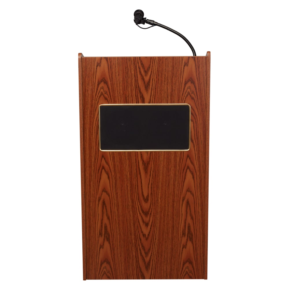 Oklahoma Sound The Aristocrat Sound Lectern With Sound, Medium Oak