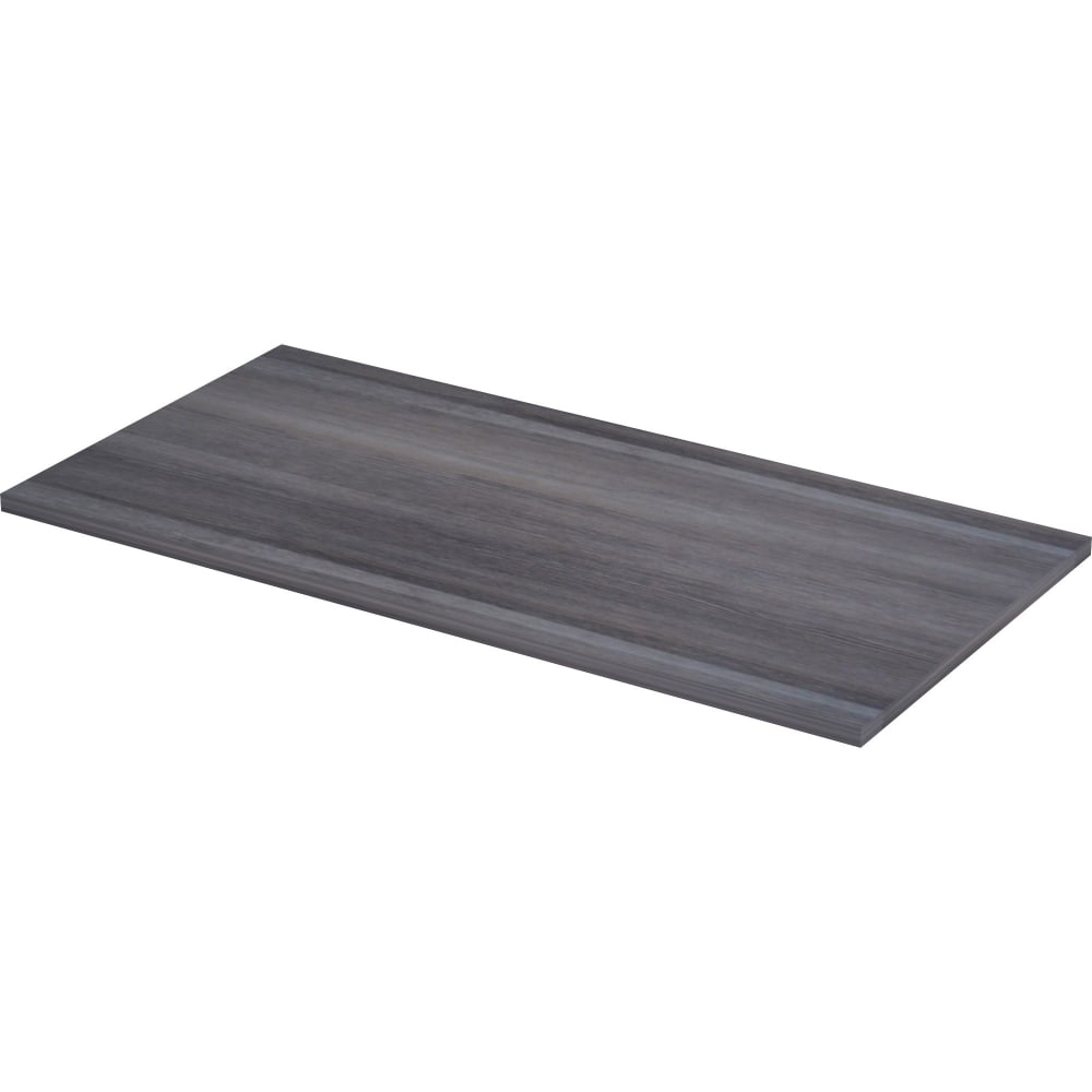 Lorell Relevance Series Tabletop - 47.6in x 23.6in x 1in Table Top - Straight Edge - Finish: Charcoal, Laminate