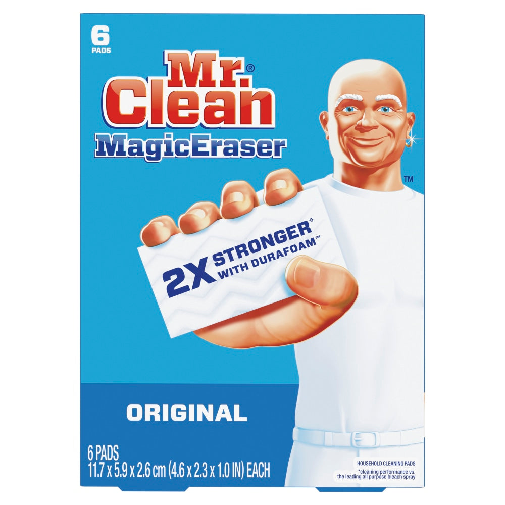 Mr. Clean Magic Eraser Original Scrubbers, Box Of 6