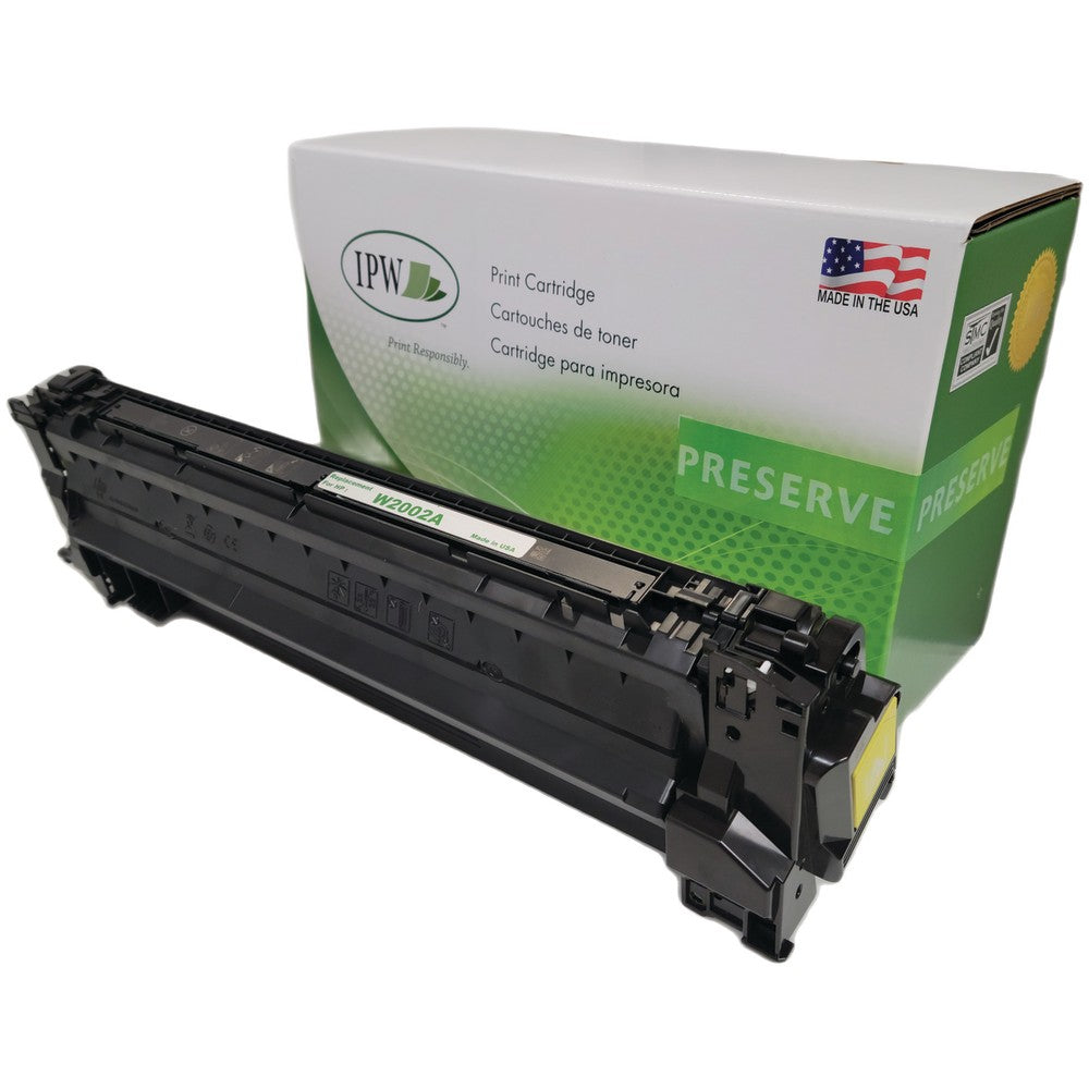 IPW Preserve Remanufactured Yellow Toner Cartridge Replacement For HP W2002A, W2002AR-ODP