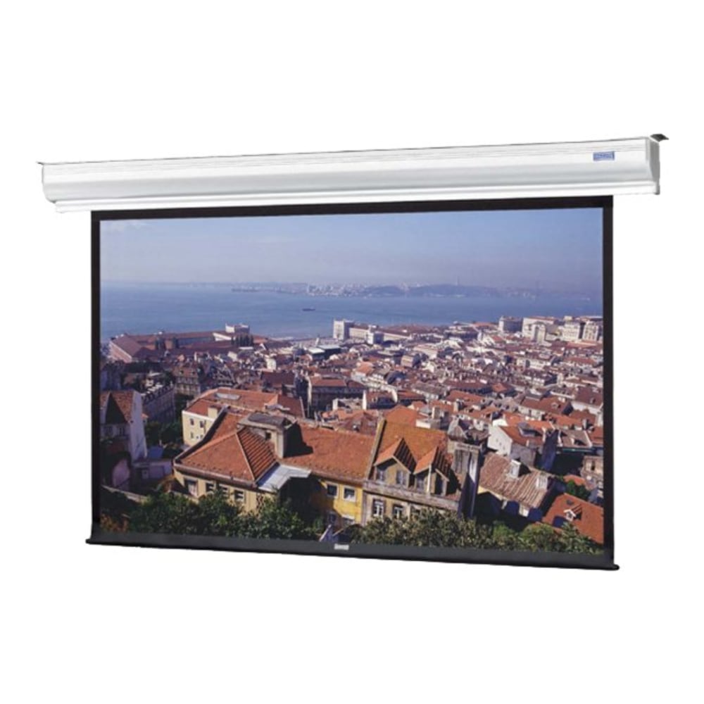 Da-Lite Contour Electrol HDTV Format - Projection screen - ceiling mountable, wall mountable - motorized - 120 V - 110in (109.8 in) - 16:9 - High Contrast Matte White - white lightly textured powder coat