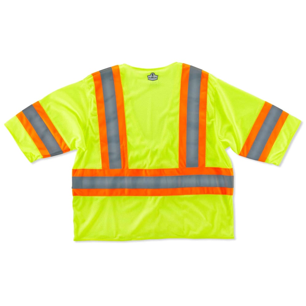 Ergodyne GloWear Safety Vest, 2-Tone, Type-R Class 3, 4X/5X, Lime, 8330Z