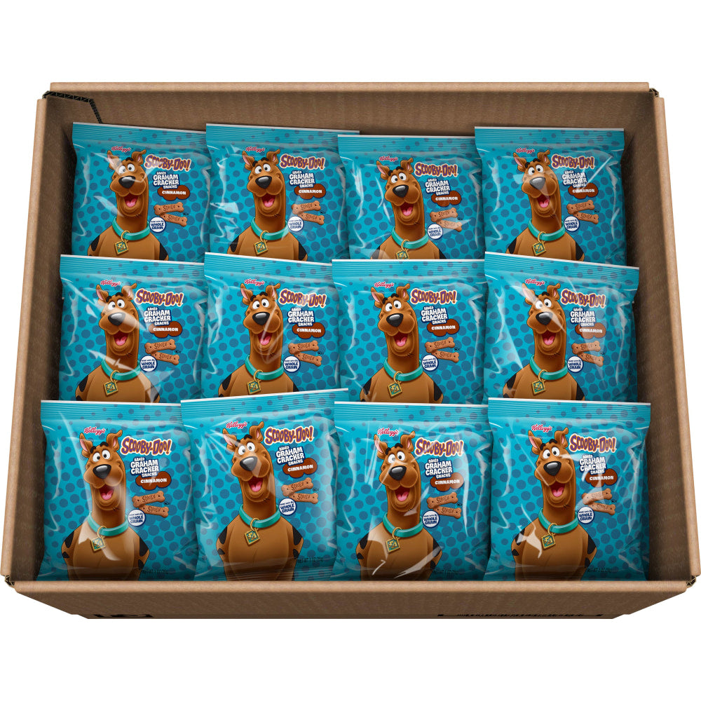 Kelloggs Scooby Graham Crackers, 1 Oz, Box Of 210 Pouches