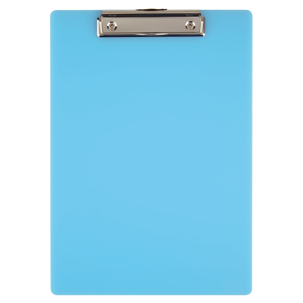 Office Depot Brand Acrylic Clipboard, 9in x 12-1/2in, Blue