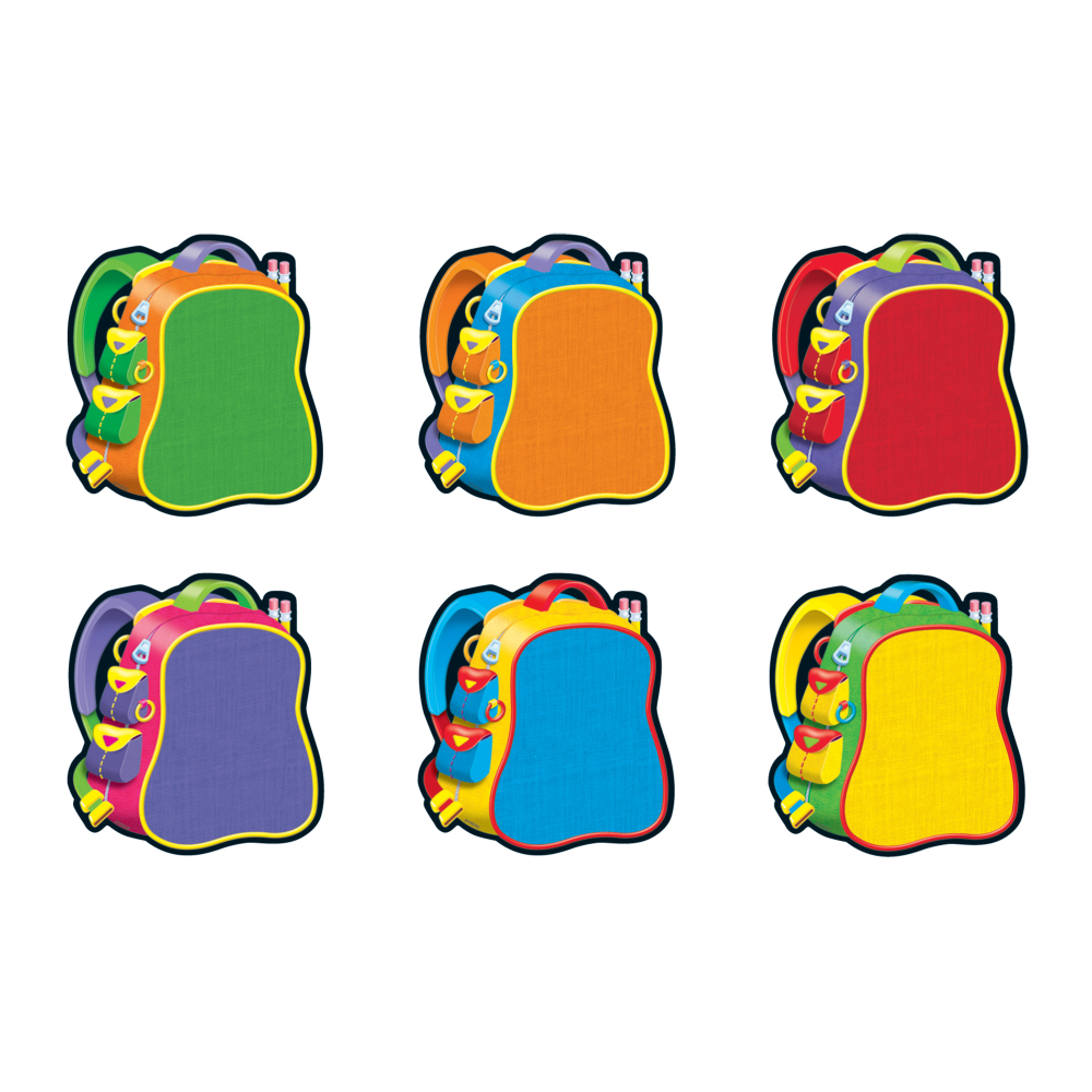 Trend Classic Accents, Bright Backpacks Variety Pack, 36 Pieces Per Pack, Set Of 3 Packs