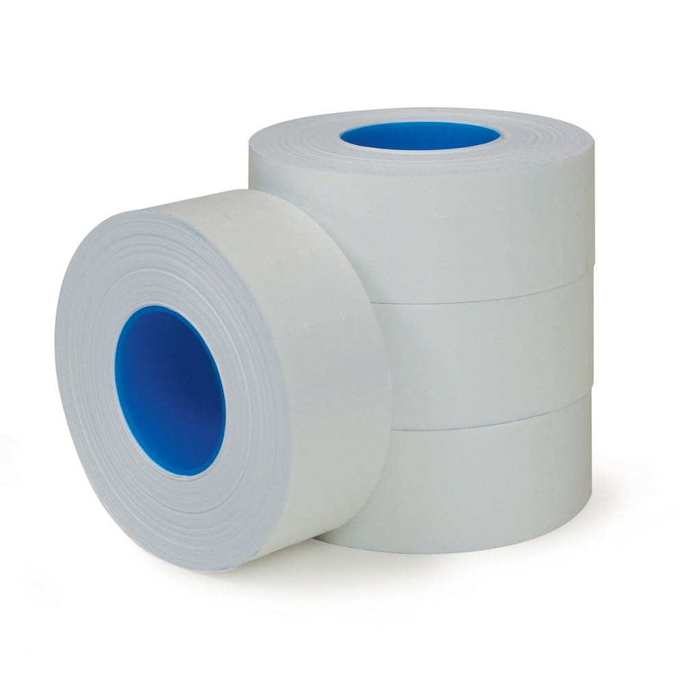 Office Depot Brand 2-Line Price-Marking Labels, White, 1,000 Labels Per Roll, Pack Of 4 Rolls