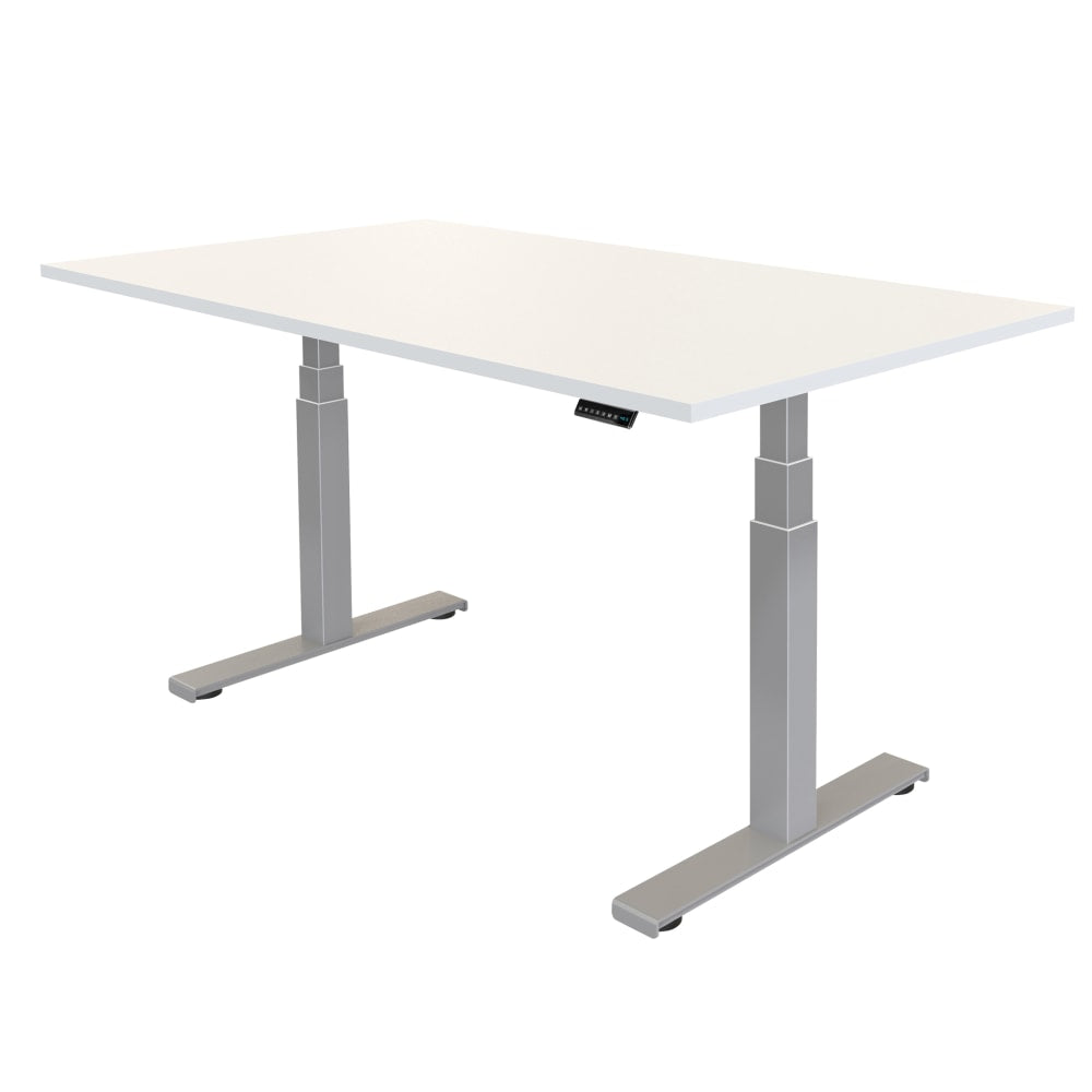 Fellowes Cambio 72inW Height-Adjustable Computer Desk, White