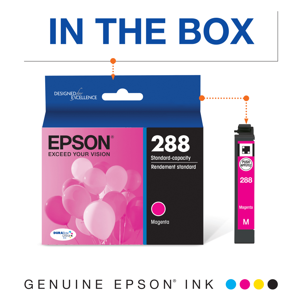 Epson 288 DuraBrite Ultra Magenta Ink Cartridge T288320-S