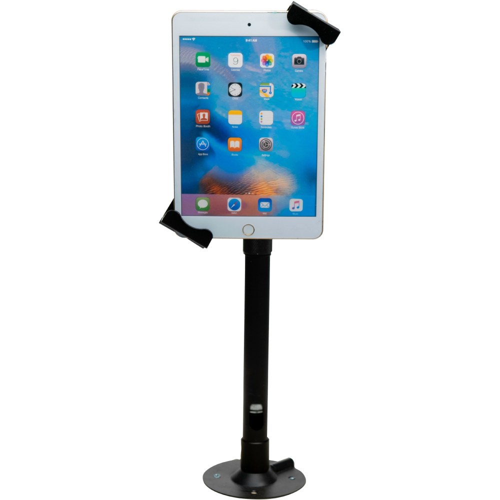 CTA Digital Height-Adj Tabletop Security Elbow Mount For 7-14In Tablets - 14in Screen Support - 1