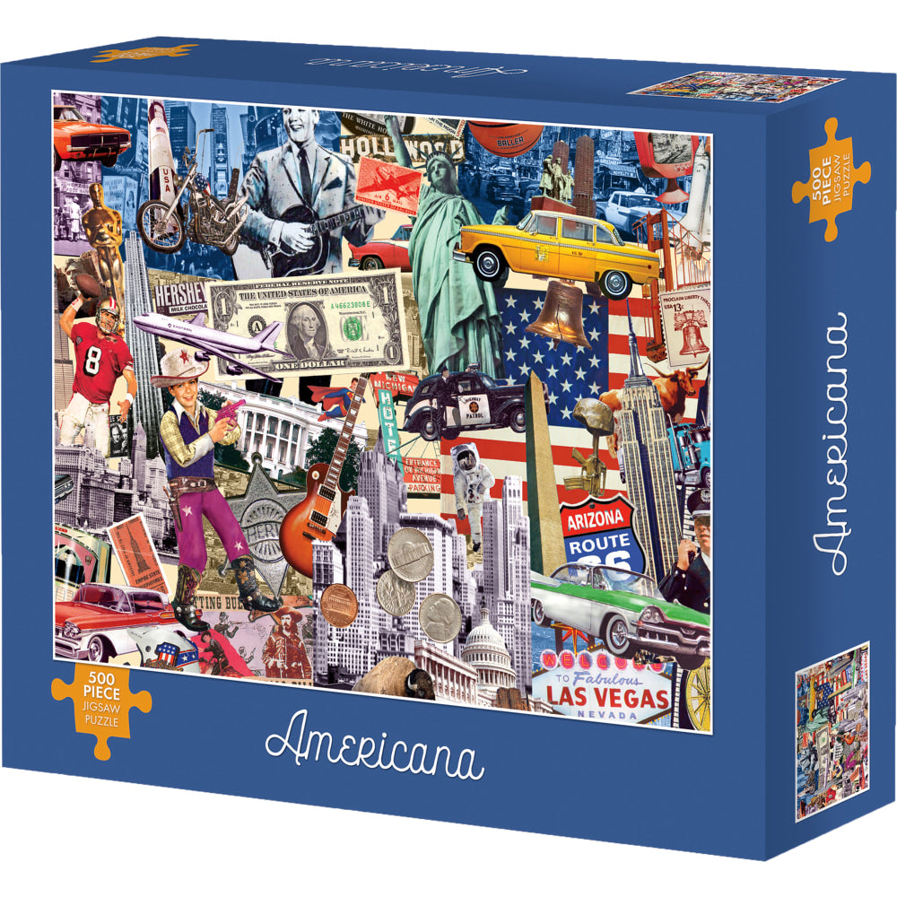 Willow Creek Press 500-Piece Puzzle, Americana