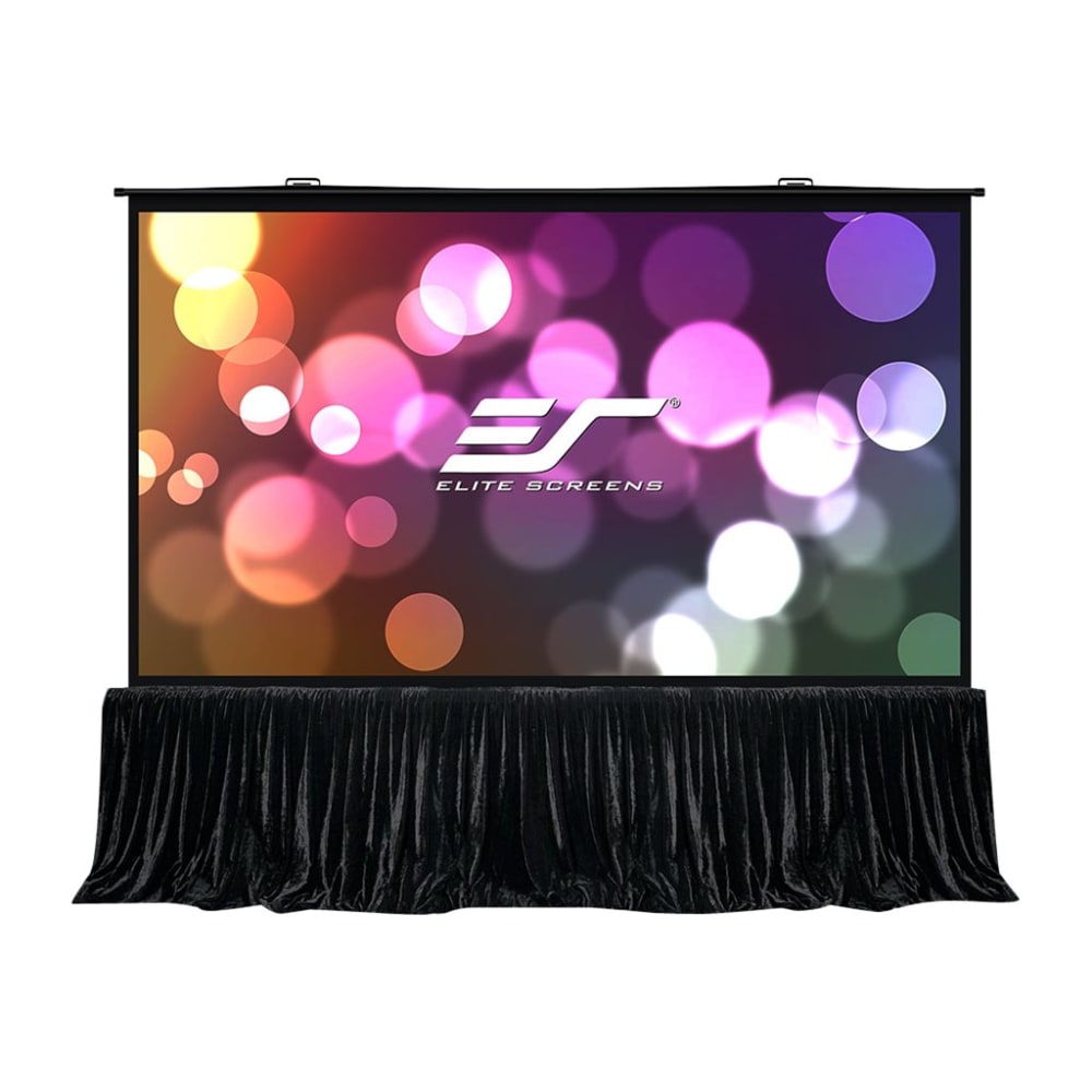 Elite Screens QuickStand 5-Second Series QS180HD - Projection screen - 180in (179.9 in) - 16:9 - MaxWhite FG - black