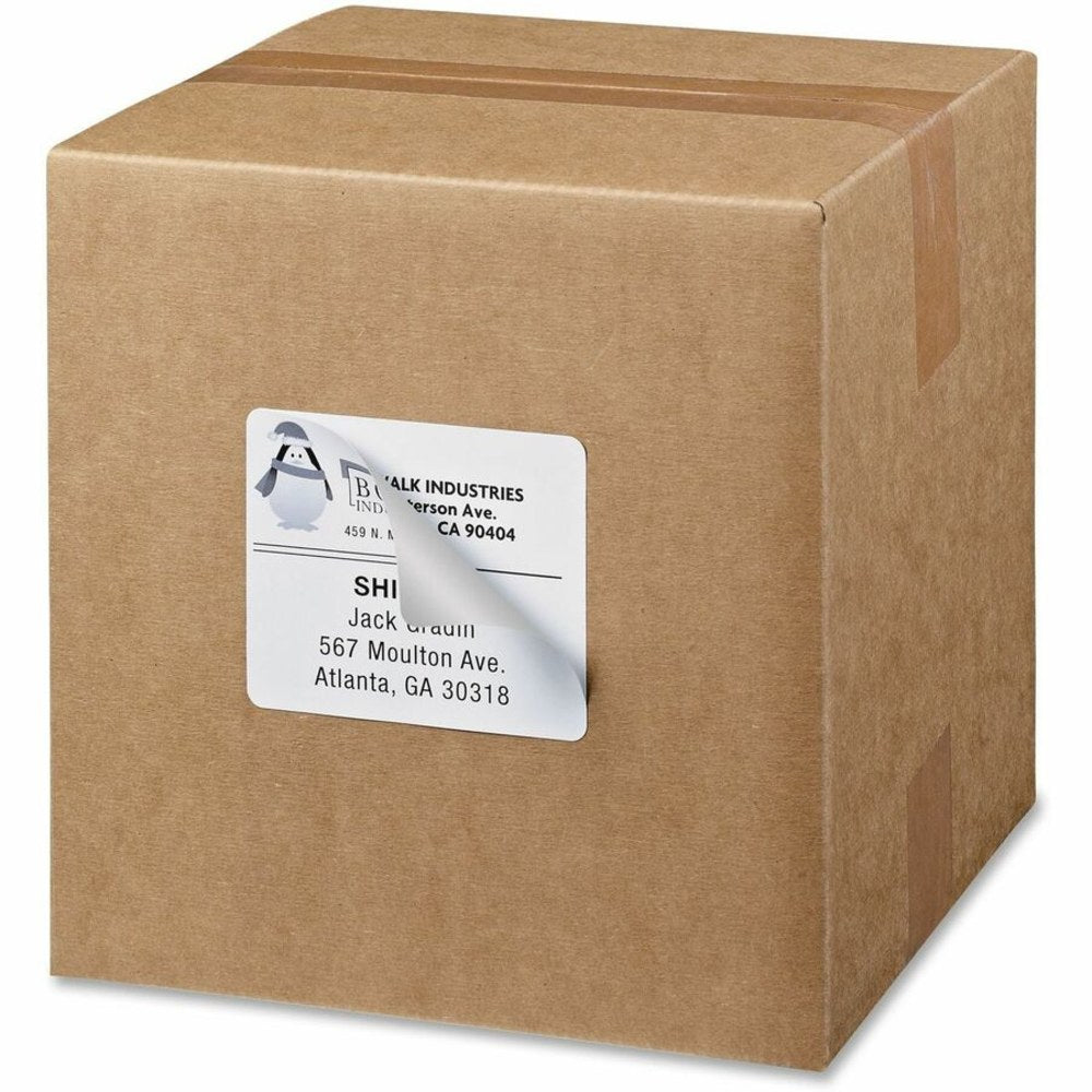 Avery Shipping Labels With TrueBlock Technology, 95905, 3 1/3in x 4in, White, Pack Of 3,000