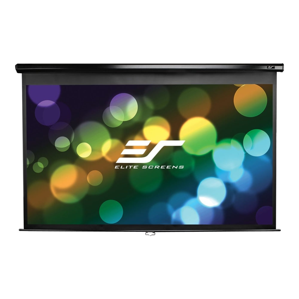 Elite Screens Manual Series M95UWC-E18 - Projection screen - ceiling mountable, wall mountable - 95in (94.5 in) - 2.35:1 - MaxWhite - black