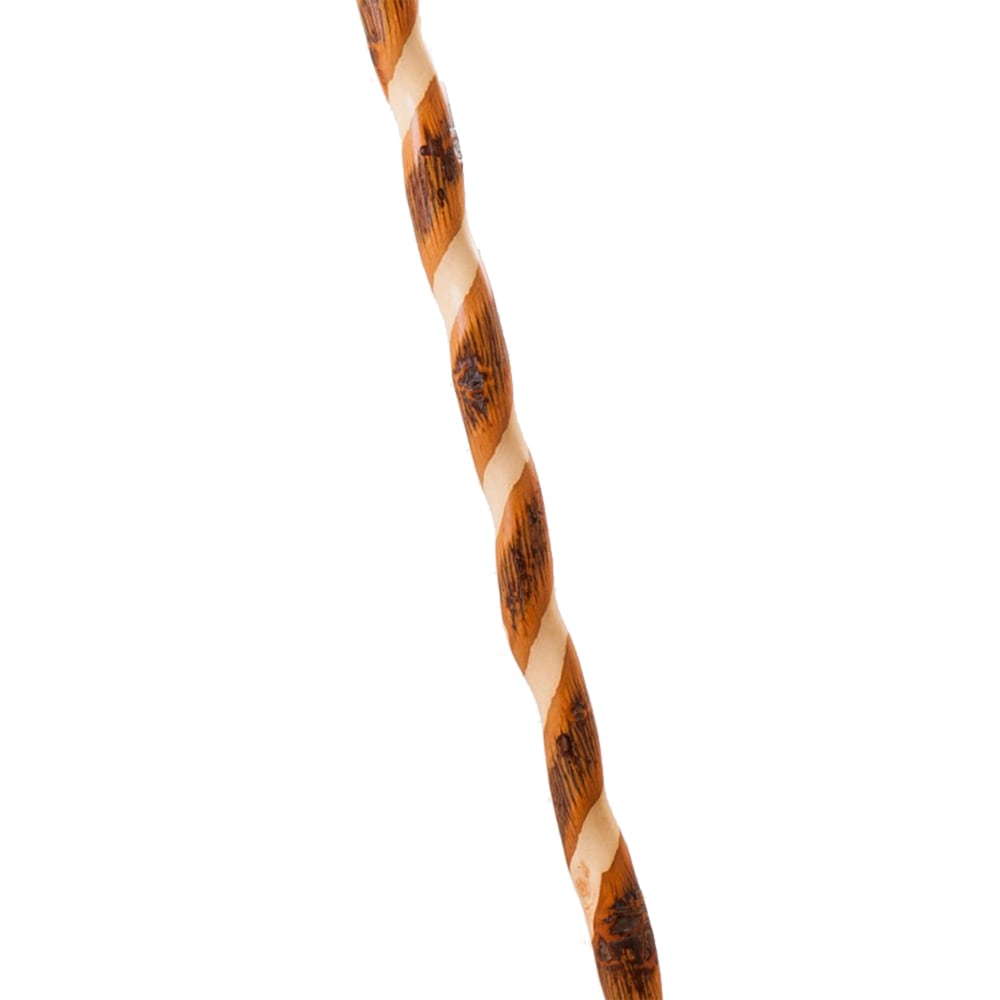 Brazos Walking Sticks Twisted Hickory Handcrafted Walking Stick, 58in