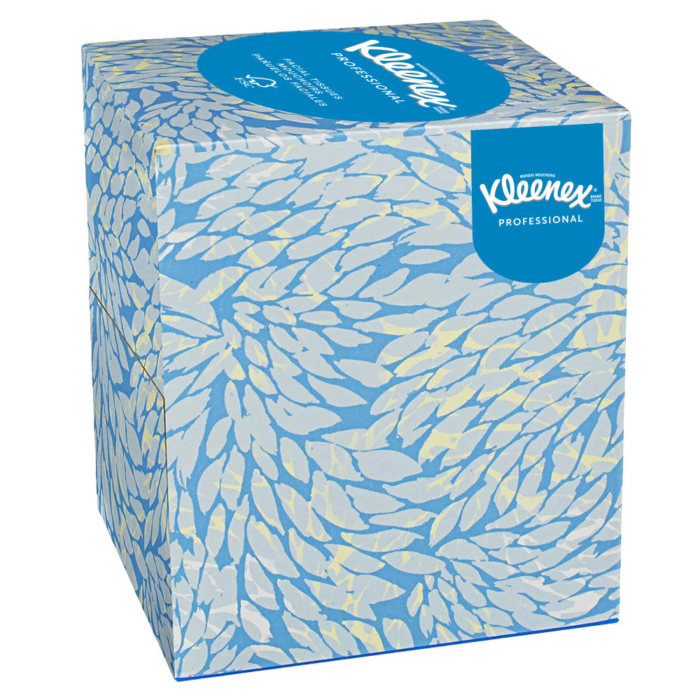 Kleenex Professional Facial Tissue Cube, FSC Certified, White, 95 Tissues Per Box, Case Of 36 Boxes