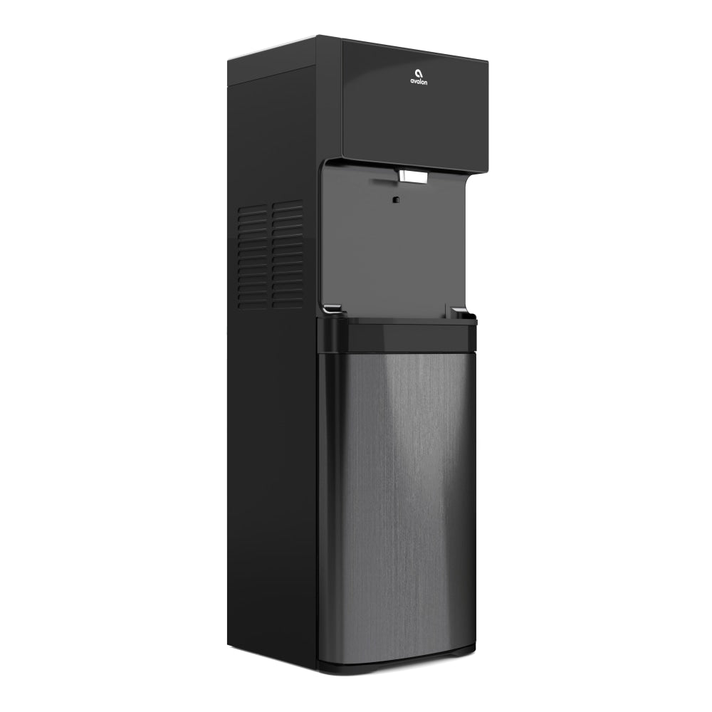 Avalon Electronic Hot/Cold Bottom-Loading Freestanding Water Cooler, 41inH x 12inW x 13inD, Black