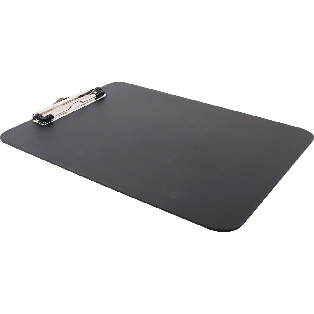 Baumgartens Unbreakable Clipboard, 8 1/2in x 11in, 90% Recycled, Black