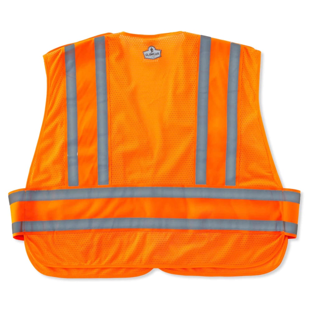 Ergodyne GloWear Safety Vest, Expandable, Type-P Class 2, X-Large/XX-Large, Orange, 8244PSV