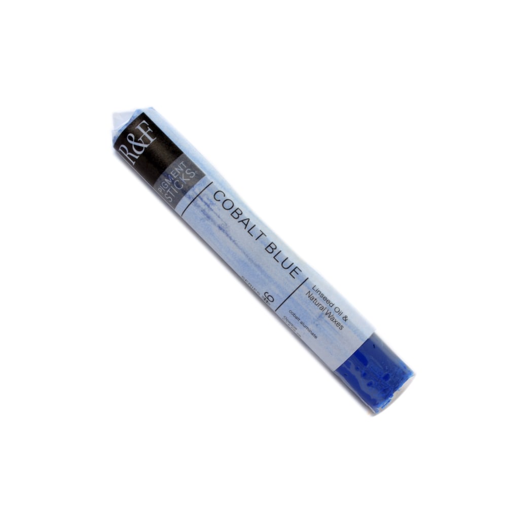 R & F Handmade Paints Pigment Sticks, 38 mL, Cobalt Blue