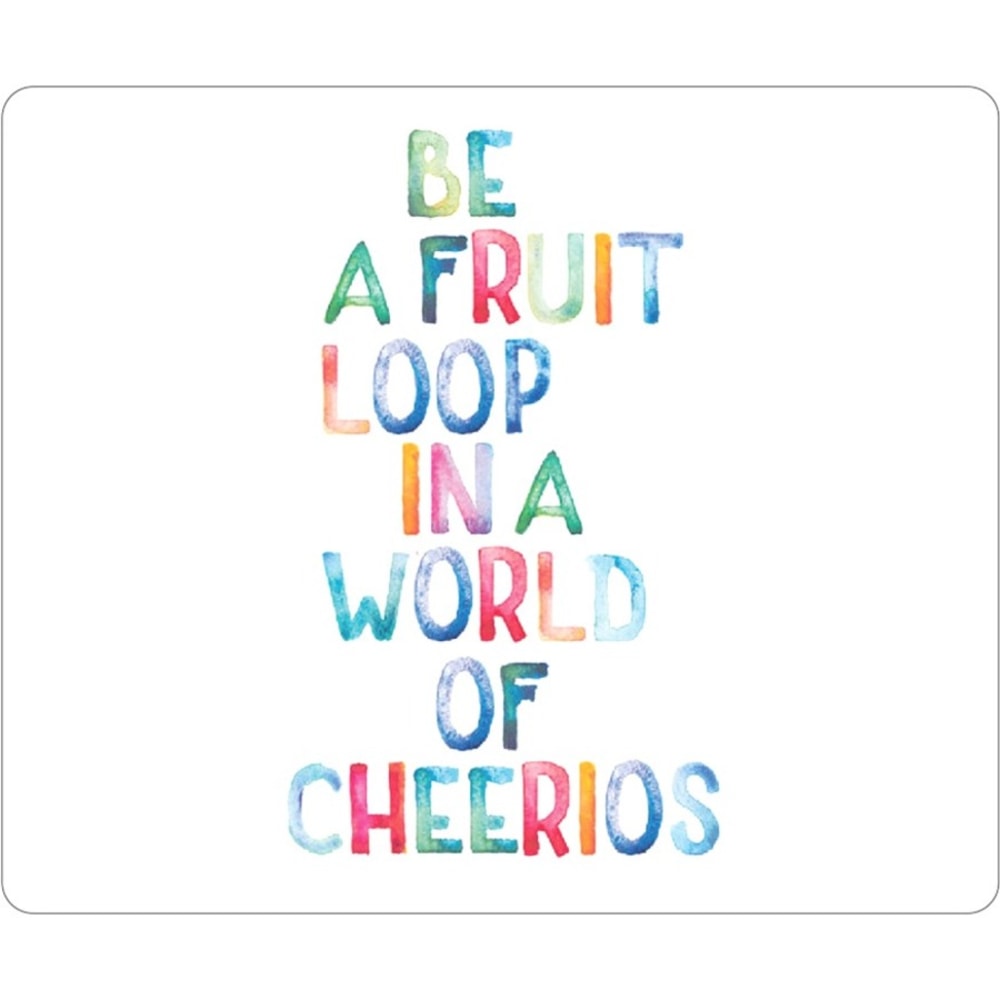 OTM Essentials Mouse Pad, Fruit Loop, 10in x 9.13in, White, PV1WM-QTE-03