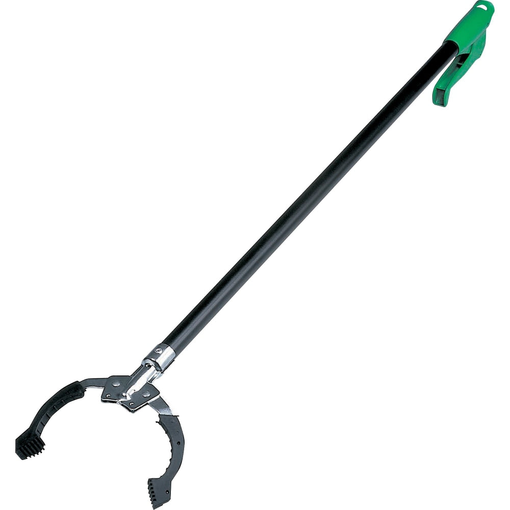 Unger Nifty Nabber Pro 18in All-purpose Grabber - 18in Reach - Steel, Rubber - Black, Green - 5 / Carton