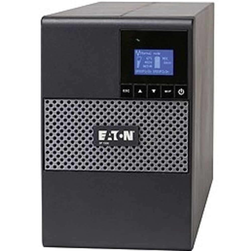 Eaton 5P 750VA 600W 120V Line-Interactive UPS, 5-15P, 8x 5-15R Outlets, True Sine Wave, Cybersecure Network Card Option, Tower - Battery Backup - Tower - 4 Minute Stand-by - 110 V AC Input - 132 V AC Output - 8 x NEMA 5-15R