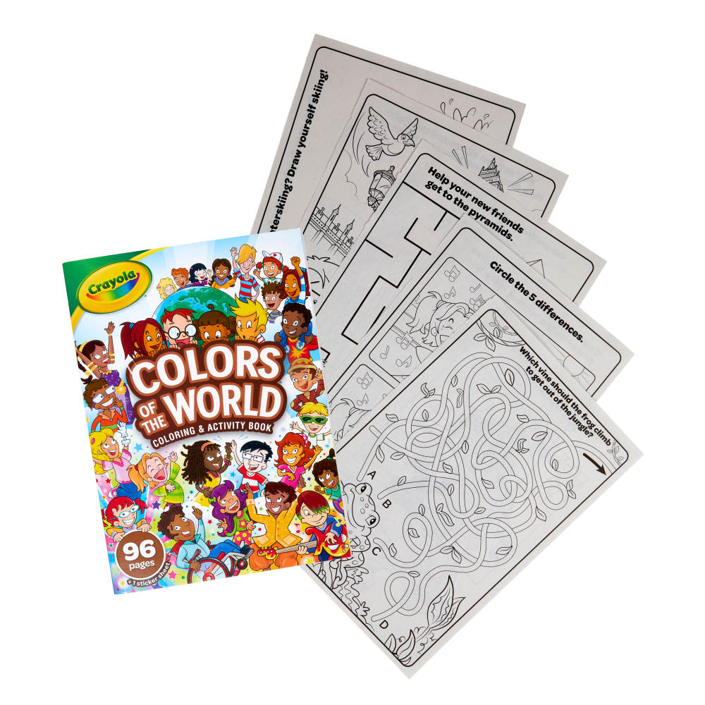 Crayola Colors Of The World Coloring Book