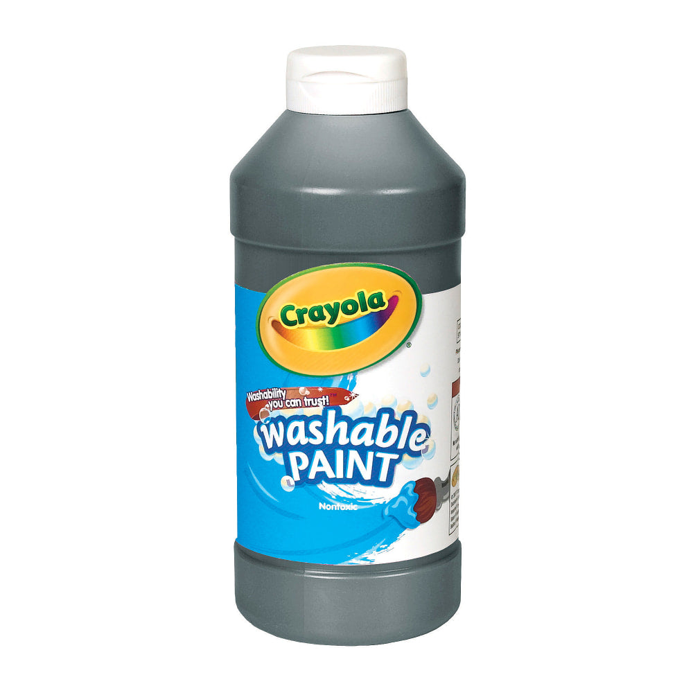 Crayola Washable Paint, Black, 16 Oz