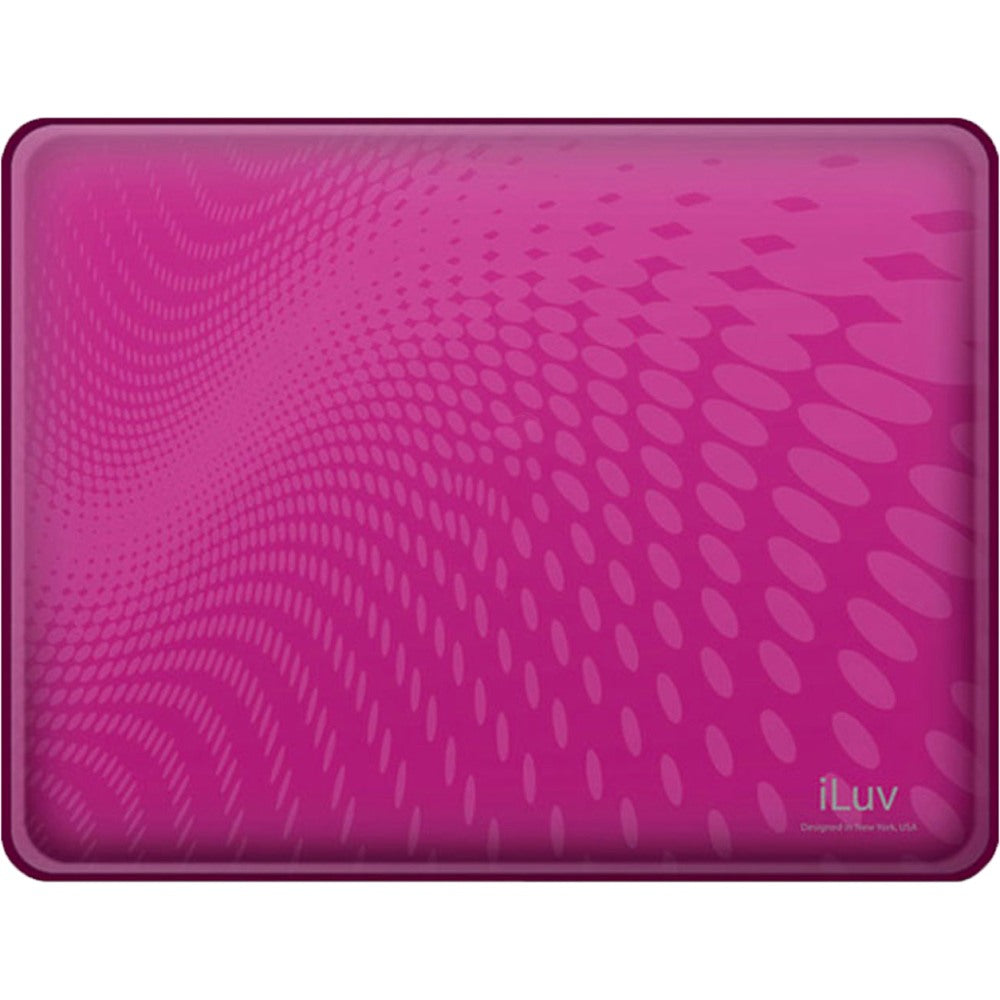 iLuv Flexi-Clear iPad 1G Case, Pink Dot Wave, 99575839M