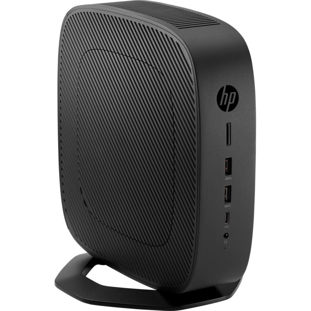 HP t640 Thin Client Desktop PC, AMD Ryzen R1505G, 8GB Memory, 64GB Flash Memory, Windows 10 IoT Enterprise