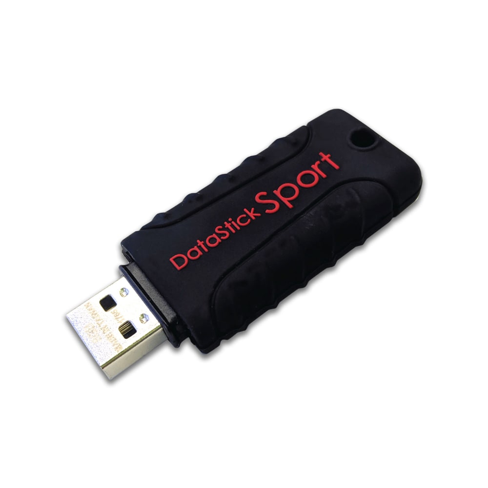 Centon DataStick Sport - USB flash drive - 64 GB - USB 2.0 - black