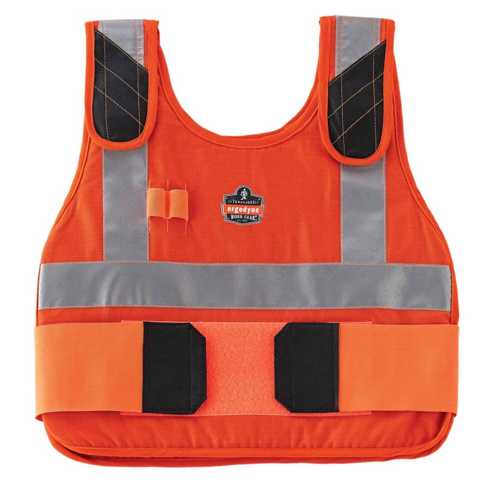 Ergodyne Chill-Its Phase Change Cooling Vest, Premium Flame-Resistant, Small/Medium, Orange