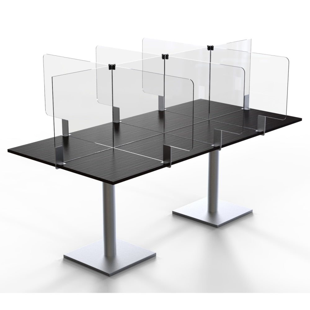 Rosseto Serving Solutions Avant Desktop/Table Divider, 20in x 24-7/8in, Clear, TD002