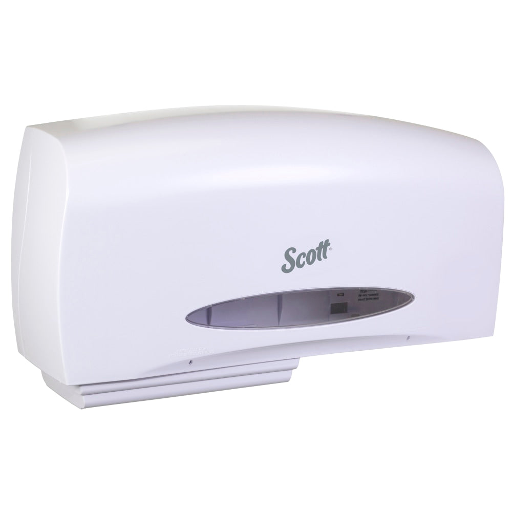 Kimberly-Clark MOD JRT Twin Bathroom Coreless Tissue Dispenser, White