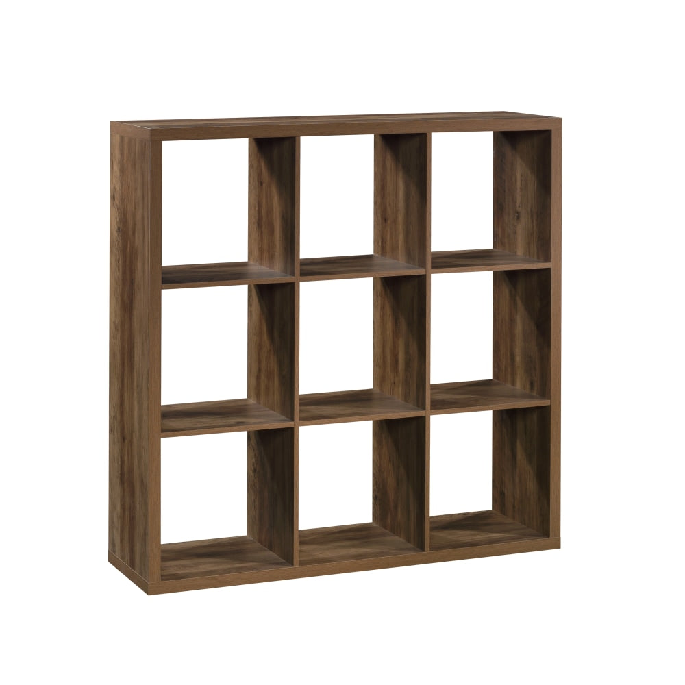 Sauder Select 44inH 9-Cube Storage Bookcase, Rural Pine