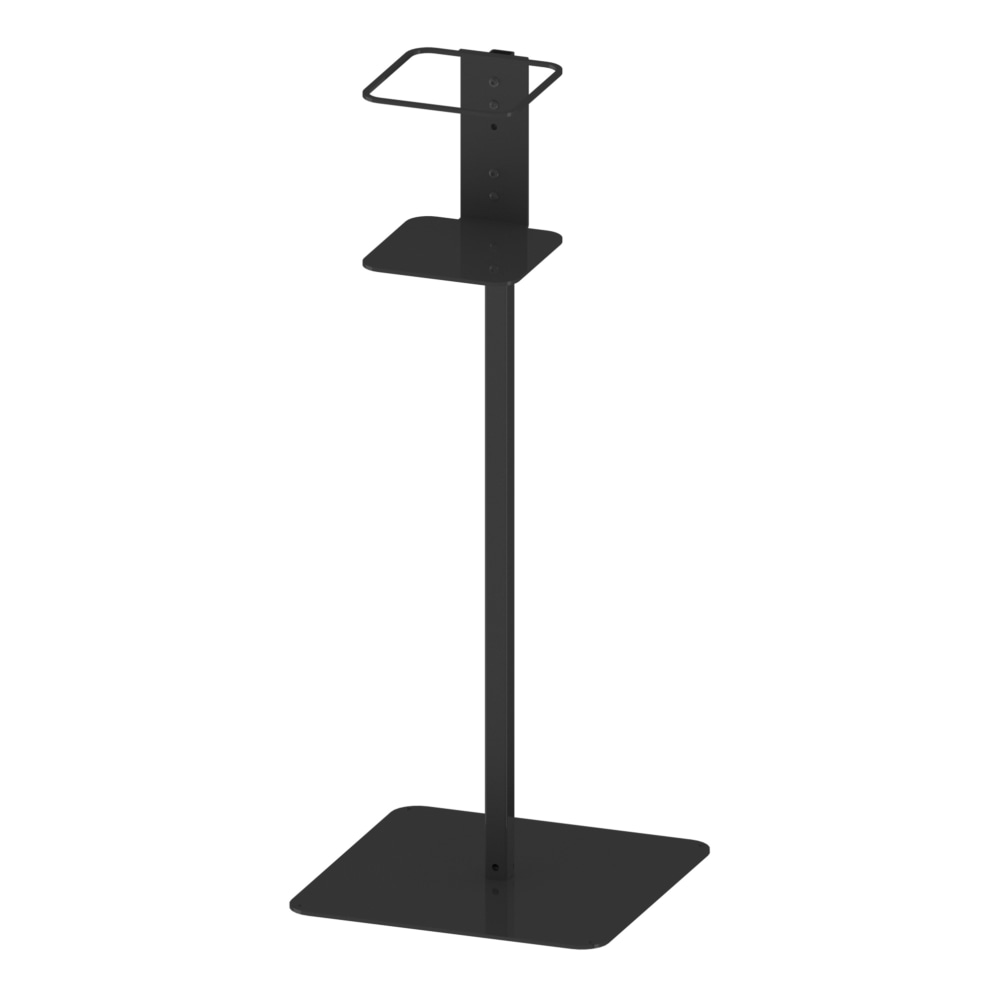 Built Sanitizer Floor Stand, 37in x 14in x 14in, Black