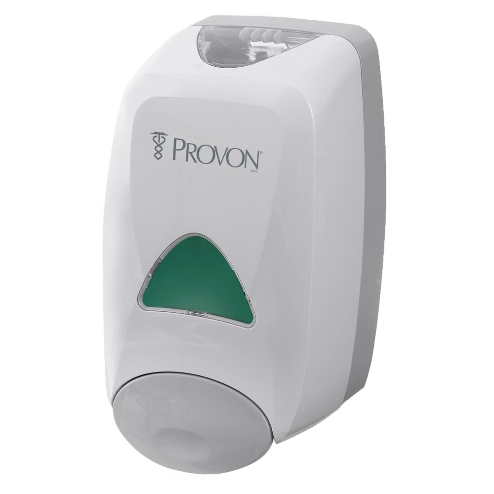 Provon FMX-12 Foam Soap Dispenser - Manual - 1.32 quart Capacity - Key Lock, Soft Push, Wall Mountable - Dove Gray - 6 / Carton