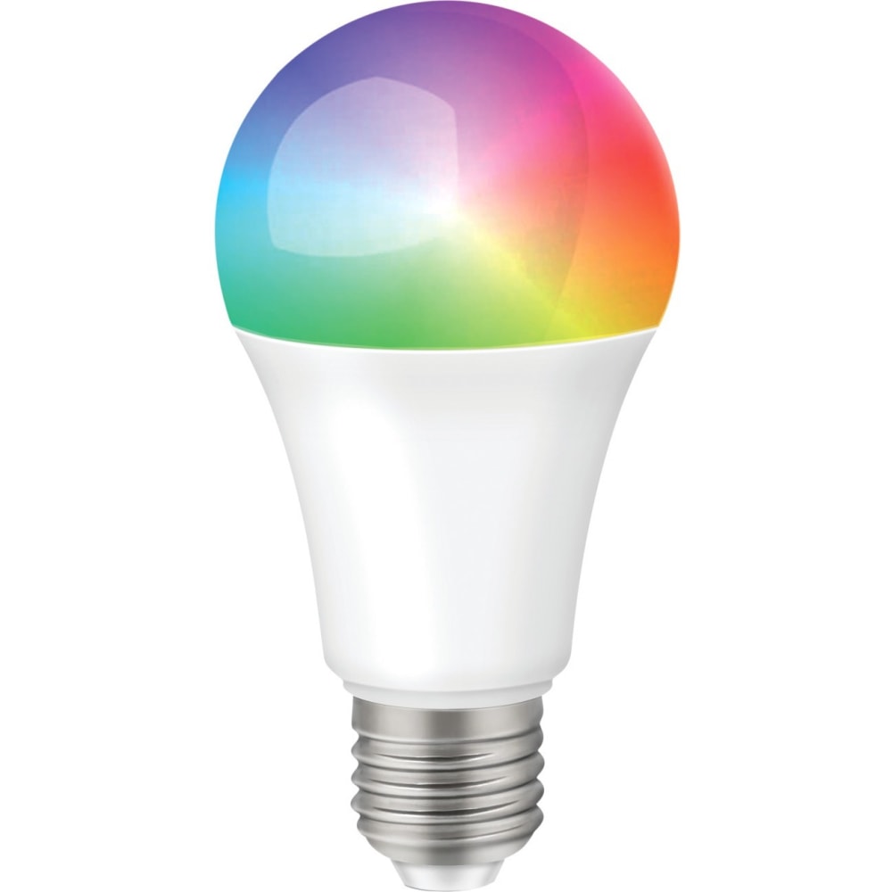 Supersonic WiFi LED Smart Bulb with Voice Control - 9 W - 230 V AC, 120 V AC - 820 lm - RGB Light Color - 25000 Hour - 6000 deg.K, 7000 deg.K Color Temperature - 80 CRI - Alexa, Google Assistant, IFTTT Supported - Wi-Fi, Voice Control