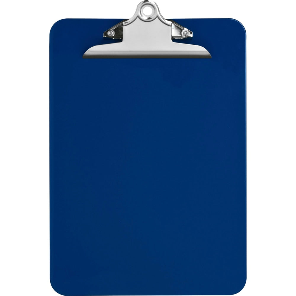 Nature Saver Plastic Clipboards, 8 1/2in x 12in, 100% Recycled, Blue